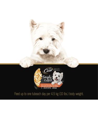 Cesar Simply Crafted Adult Wet Dog Food Chicken Sweet Potato Apple Barley & Spinach 37g Pack of 10 - Buy Online on SooperMarket.com