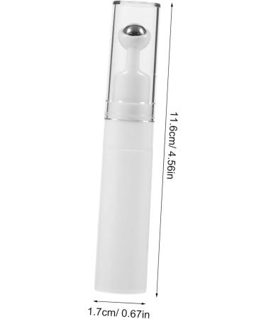 Mikinona Essential Oil Creami Eye Creams Cosmetics Applicator Refillable Cream Bottle Eye Cream Bottle with Roller Tool Essence Container White Travel Bottle Portable - Buy Online on SooperMarket.com