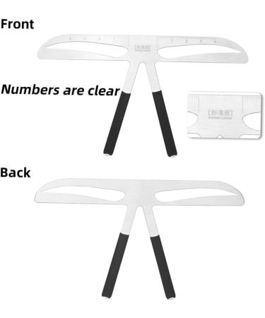 NOLITOY Number Mold Makeup Tools Eyebrow Line Rulers Eyebrow Ruler Portable Spirit Level Girl - Buy Online on SooperMarket.com