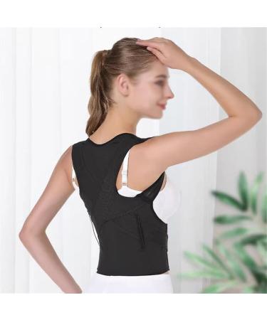 DFHBFG Hunback Tension Belt with Student Body Back Spine Sitting Orthotics Write Hunchback Orthotics(Size:4X-Large) 4X-Large D