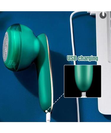 2024 Rechargeable Electric Lint Remover - Best Fabric Shaver for Clothing & Furniture (Green - Buy Online on SooperMarket.com