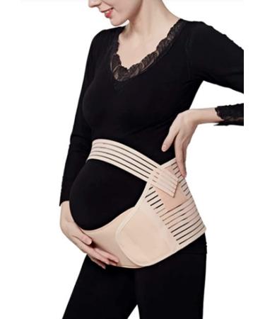 Jamila Maternity Belt - Pregnancy Support, Lumbar Back, Waist Band, Belly Bump Brace - XL Size in Skin - Relieve Back, Pelvic, Hip Pain - Labour and Recovery - Buy Online on SooperMarket.com