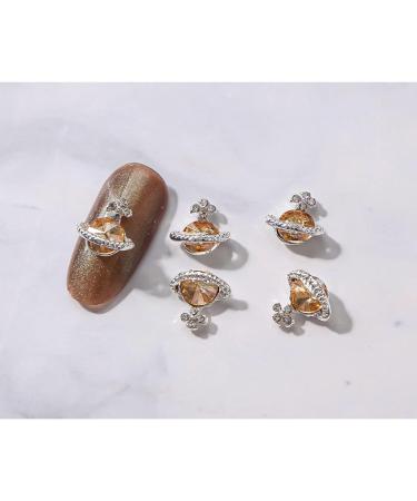 Fancy Multi-Color Nail For Color Stone Alloy Planet Design Decoration 3D Alloy Deco Nail Art Planet - Buy Online on SooperMarket.com