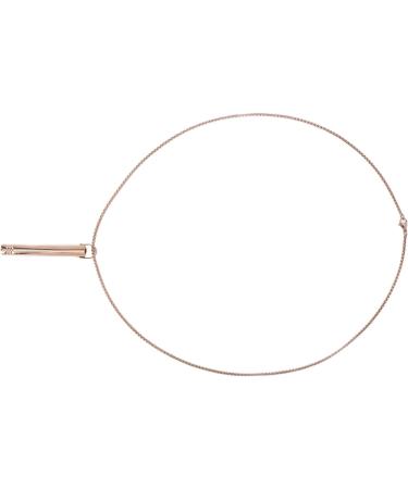 Breathing Exercise Necklace Relieving Stress Mindful Necklace Increasing Lung Volume Skinfriendly Steel for Men Daily Wear (Rose Gold) - Buy Online on SooperMarket.com
