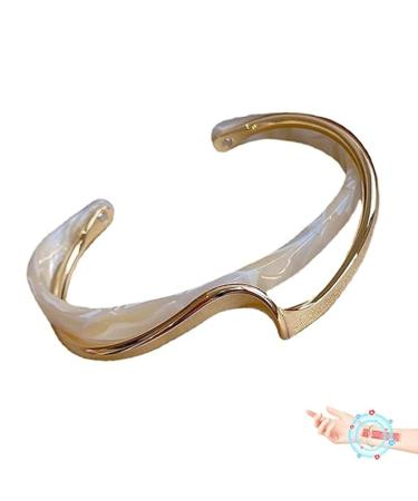 Oveallgo LeanLine Magnetic Bangle Lymphatic Drainage Magnetic Bangle Lymph Detox Lymphvity Magnetic Therapy Germanium Bracelet (1Pcs)