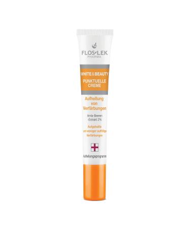 FLOSLEK Spot Face Cream Bleaching Discoloration & Freckles | 20 ml | Reduces Intensity of Redness & Blemishes | Softens & Evens Skin Colour | Healthier & Brighter Complexion | Dermatologically Tested Brightening point cream