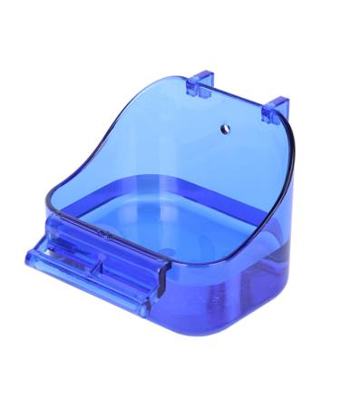 YJJKJ Pet Bird Bath Box, Bird Caged Parrot Bathing Tub, Bird Cage Accessory Bathing Tub Bath for Small Brids Parakeet Canary Budgerigar Lovebirds (Random Color)