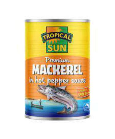 MASTropical Sun Mackerel in Hot Pepper Sauce 400g Box of 12-Fd