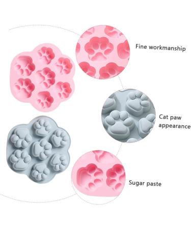 Alipis 2pcs Cat Claw Silicone Mold Cat Claw Cake Molds Jelly Making Tray Gummy Molds Soap Molds - Buy Online on SooperMarket.com
