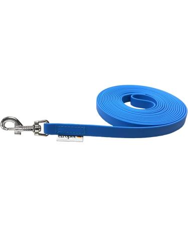 Biothane Dog Leash for Medium/Large Dogs - 16mm Width 3m/5m/10m/15m Options Light Blue Drag Line - Buy Online on SooperMarket.com