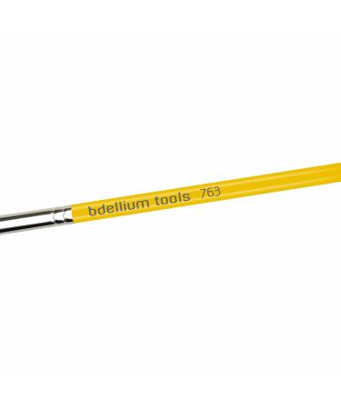 Bdellium Tools Angled Brow Makeup Brush Travel 763 - Short Wooden Handle for Defining Eyebrows - International Shipping Available - Buy Online on SooperMarket.com