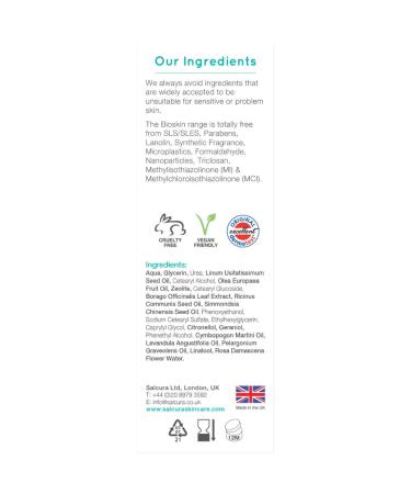 Salcura Bioskin Zeoderm 150ml - Repairing Skin Cream for Eczema & Psoriasis | Fast International Shipping - Buy Online on SooperMarket.com