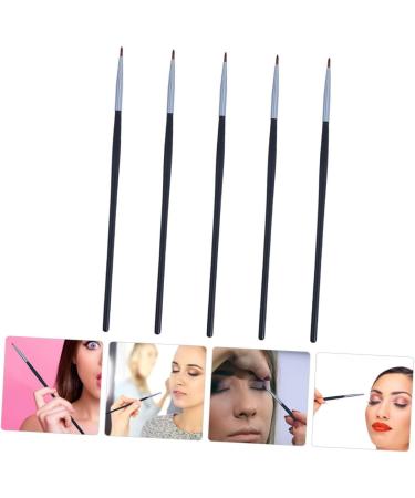 HAPINARY 5pcs Fine Eyeliner Brush Eyeliner Lip Mask Brush Cosmetic Lip Brush Gel Eyeliner Lip Gloss Fiber - Buy Online on SooperMarket.com