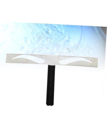 NOLITOY 3 Pcs Eyebrow Shaping Stencil Eyebrow Ruler Stencil Template Stainless Steel Positioning Ruler - Buy Online on SooperMarket.com