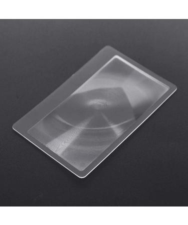 U-K Durable Processed 5pcs 3X Credit Card Shape Magnifiers Transparent Magnifier Fresnel Lens Excellent and - Buy Online on SooperMarket.com