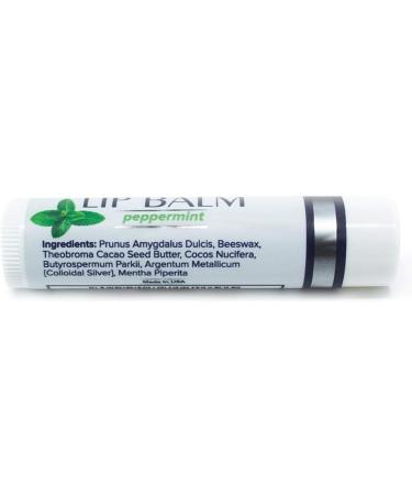 Colloidal Silver Peppermint Lip Balm - Hydrating and Soothing (1) - Buy Online on SooperMarket.com