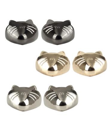 USHOBE High Heel Protectors 3 Pairs Metal Toe Protector Toe Protectors for Shoes Women Crease Protector Shoes Pointed Protector Shoe Toe Protector As Shown 4X3cm