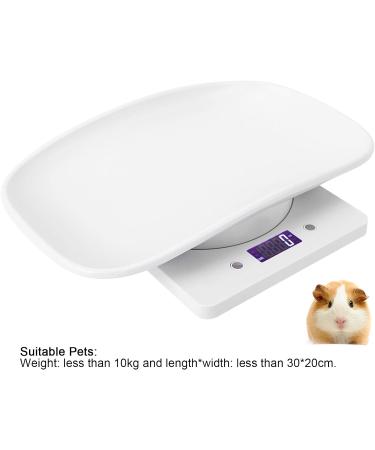 Bagima 10kg1g Digital Small Pet Weight Scale for Cats Dogs Measure Tool Electronic Kitchen Scale Small Animal Scale Puppy Weighing Scale Electronic Kitchen Scale for Cat Dog Parrots - Buy Online on SooperMarket.com