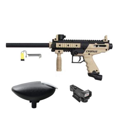 Tippmann Cronus CQB Paintball Gun with Electronic Red Dot Sight and Hopper