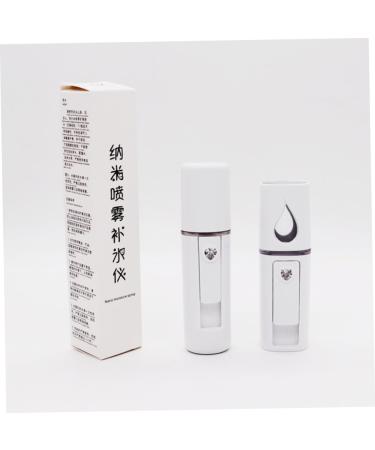 PLAFOPE 2pcs Face Sprayer Makeup Brishes Handy Facial Sprayer for Eyelash Extensions Nanometer Sprayer White - Buy Online on SooperMarket.com