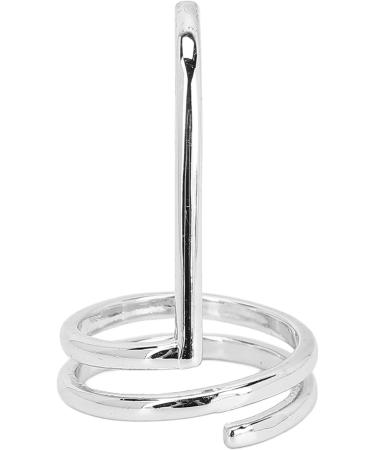 Nail Art Fingernail Rings Decorative Nail Ring Fashion Fingertip Jewelry Nail Art Ring Ladies Wearing Nail Accessories Women Finger Nail Ring Electroplated Copper Fingernail Rings(3050 Platinum) - Buy Online on SooperMarket.com