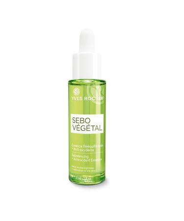 Yves Rocher Sebo V g tal Rebalancing + Antioxidant Essence Serum for Oily and Combination Skin 30ml bottle with dropper