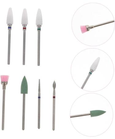 minkissy 5 Sets Nail Clipper Grinding Head Nails Drill Bits Ceramic Nail Bits Drill Bit for Nails Nail Art Drill Kit Brocas para Nail Drill Ceramic Tools Nail Kit Manicure Supplies Diamond - Buy Online on SooperMarket.com
