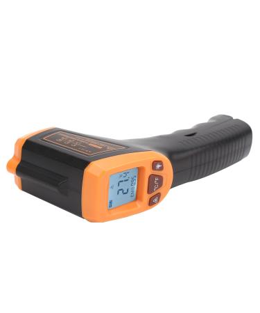Infrared Thermometer Temperature Gun Strict Quality Control for Hot Engine Parts(orange)