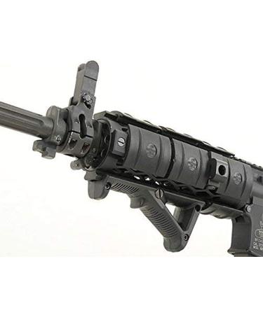Gotyou Angled Fore Grip - Ergonomic Airsoft Front Handle | Nylon AFG1 Triangle Grip for 20mm Rails - Black - Buy Online on SooperMarket.com