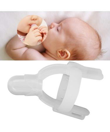 BORDSTRACT Adjustable Thumb Sucking Finger Protector - Stop Baby Silicone Thumb Guard for Thumbsucking Treatment Kit - Teething Toy for Infant Kids (White) - Buy Online on SooperMarket.com