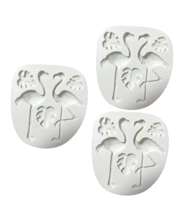 IMIKEYA Cake 3pcs Baking Utensils Candy Baby Silicone Molds 10.6*10*1CMx3pcs Greyx3pcs