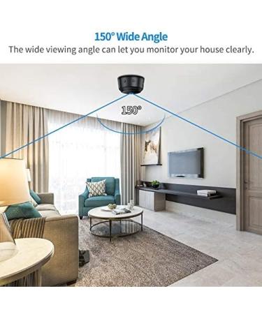 Mini Spy Camera 1080P with Audio, Night Vision, Motion Detection - Home Security & Nanny Cam - Buy Online on SooperMarket.com