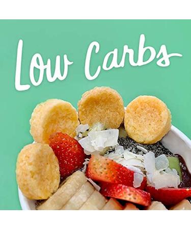 Keto Cookies with MCT Oil - Buttery Coconut Flavor | Low Carb, Gluten Free Snacks | Perfect for Atkins, Diabetic, and Keto Diets | High Fat Bomb for Ketosis | 3 Pack of 2.26oz Bites - Buy Online on SooperMarket.com