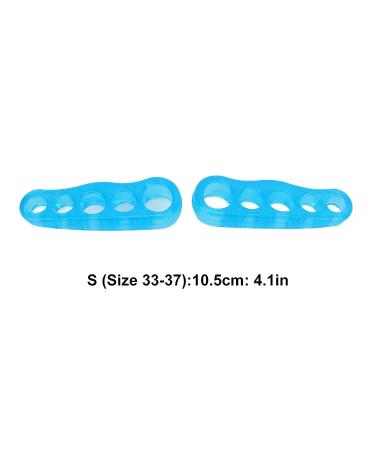 Reusable Gel Toe Separators | Toe Stretcher Corrector for Overlapping & Hammer Toes | Men & Women Toe Straighteners (Small) - Buy Online on SooperMarket.com