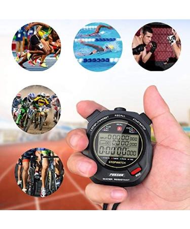Professional Timer Stopwatch | Digital Sports Stopwatch with Countdown Timer | 100 Lap Memory | 0.01 Second Timing | Water Resistant | Multi-Functional Stopwatch for Swimming, Running, Training - Buy Online on SooperMarket.com