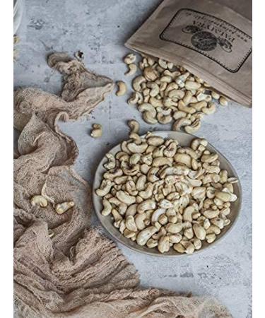 Buy 1kg Natural Cashew Nuts - Unsalted Vegan Snack | Dattelmann Roasted Cashew Kernels - Buy Online on SooperMarket.com