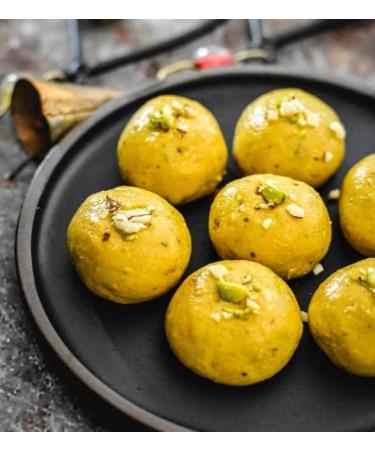 Rakhi Diwali Special (Besan Ladoo 300g) Gift Hamper for Brother Sister Delicious Indian Traditional Sweets Best Gift For All Occasions Tasty Treat For Family & Friends Sold By Kidzbuzz - Buy Online on SooperMarket.com