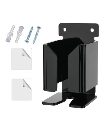 Predolo wall holder for men's electric acrylic rasier holder durable for men light hookers for bathroom and shower black