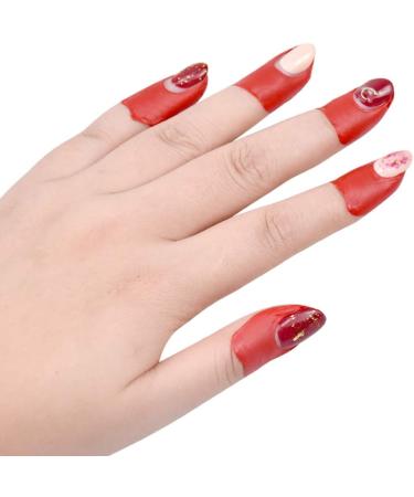 80pcs Nail Peel Off Tapes - Disposable Nail Polish Protector for Mess-Free Nail Art Painting - Buy Online on SooperMarket.com