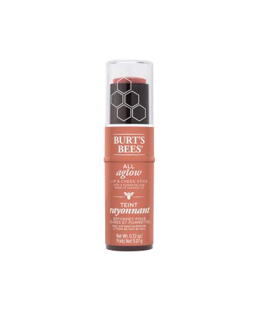 Burt's Bees Peach Pond All Aglow Lip & Cheek Stick 0.32 OZ - Natural Peachy Glow for Lips and Cheeks - Buy Online on SooperMarket.com