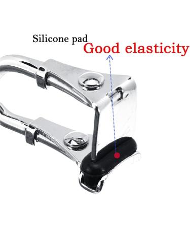 Dajidafu 2 Pieces Eyelash Curlers Stainless Steel Portable Lash Curler Cosmetic Tool with Silicone Pads for Women Adults - Buy Online on SooperMarket.com