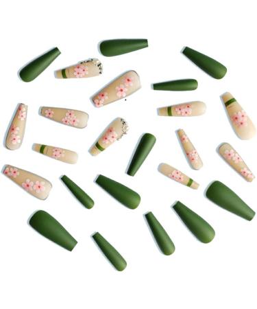 Dajidafu Artificial Nails Decals Nail Wearable Stylish Fingernails Manicure Accessories for Ballerina Wedding Party Office - Buy Online on SooperMarket.com