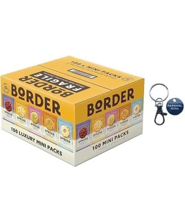 Border Biscuit Variety Pack of 100 x Mini packs with Key Ring (1)