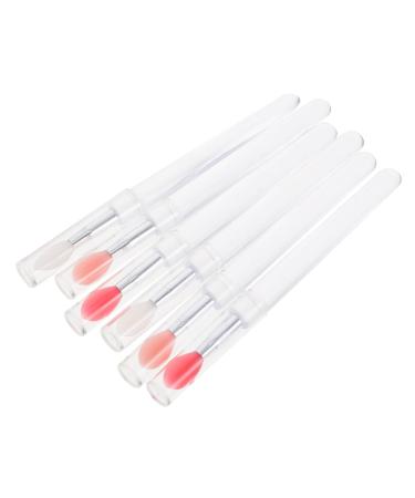 Healeved 6pcs Lip Brush Lip Balm Brush Lipstick Brush Makeup Lipstick Applicator Eyeshadow Applicator Lip Balm Applicator Silicone Lip Mask Brush Eyeshadow Makeup Brush Lip Makeup Pen