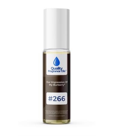 Quality Fragrance Oils' Impression #266 Inspired by My Burb. for Women (10ml Roll On) My Burb. for Women Impression #266 0.34 Fl Oz (Pack of 1)