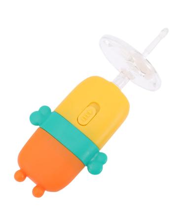 FOMIYES Cleaning Set LED Ear Pick Ear Wax Removal Tool with LED Light Light Up Earwax Cleaner Ear Spoon Canal Cleaner Safety Ear Wax Remover for Toddlers Orange Earbuds