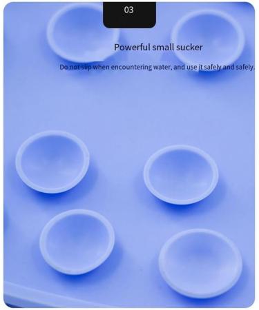 Closer Wall-Mounted Hands-Free Back and Foot Scrubber with Suction Cups - Deep Clean and Exfoliate in The Shower Yellow Durable 30 X 25.5cm - Buy Online on SooperMarket.com