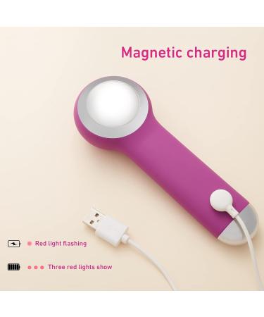 Rechargeable Facial Cleansing Brush for Men & Women - Electric Face Scrubber Cleanser for Deep Exfoliation and Cleansing (Purple) - Buy Online on SooperMarket.com