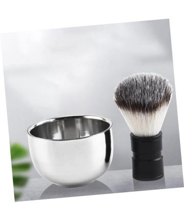 Angoily 2 STK Stainless Steel Impact Bowl for Hairdressers | Durable Double-Layer Shaving Cup & Mixing Container | Metal Stirring Bowls for Beard Care | 7.3x5cm - Buy Online on SooperMarket.com