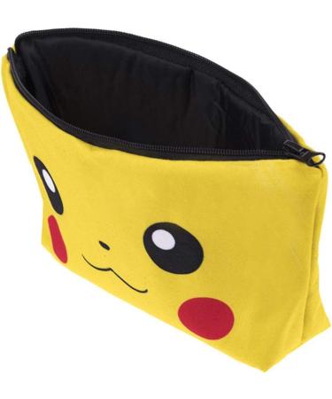 PREMYO Yellow Cosmetic Bag - Small Makeup Bag for Women & Pencil Case | Stylish Handbag Essential - Buy Online on SooperMarket.com